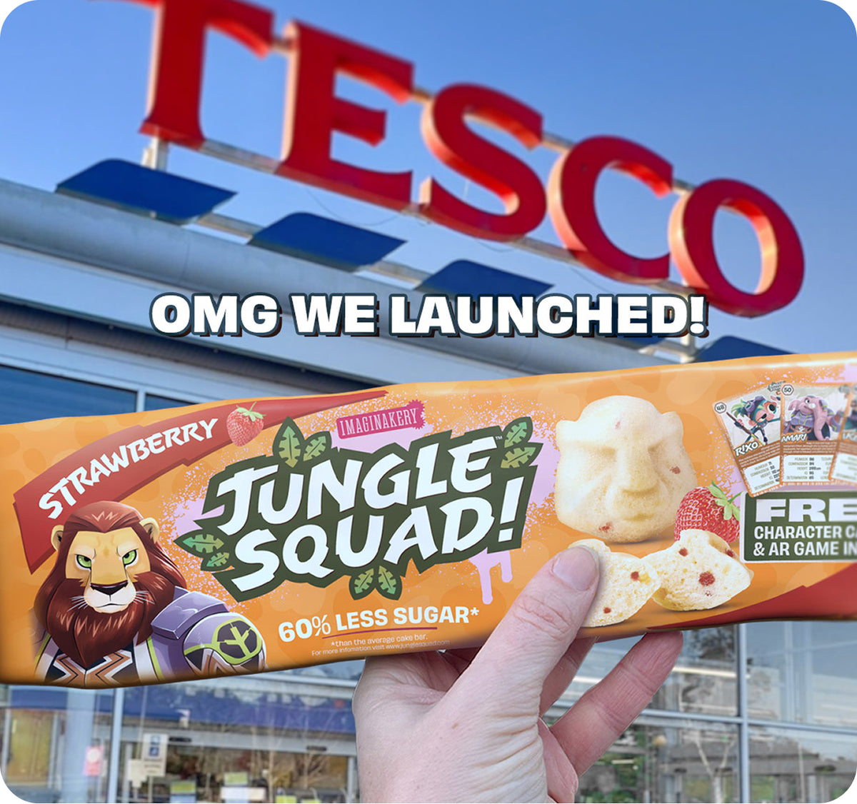 JUNGLE SQUAD CAKE BARS ARE HERE!